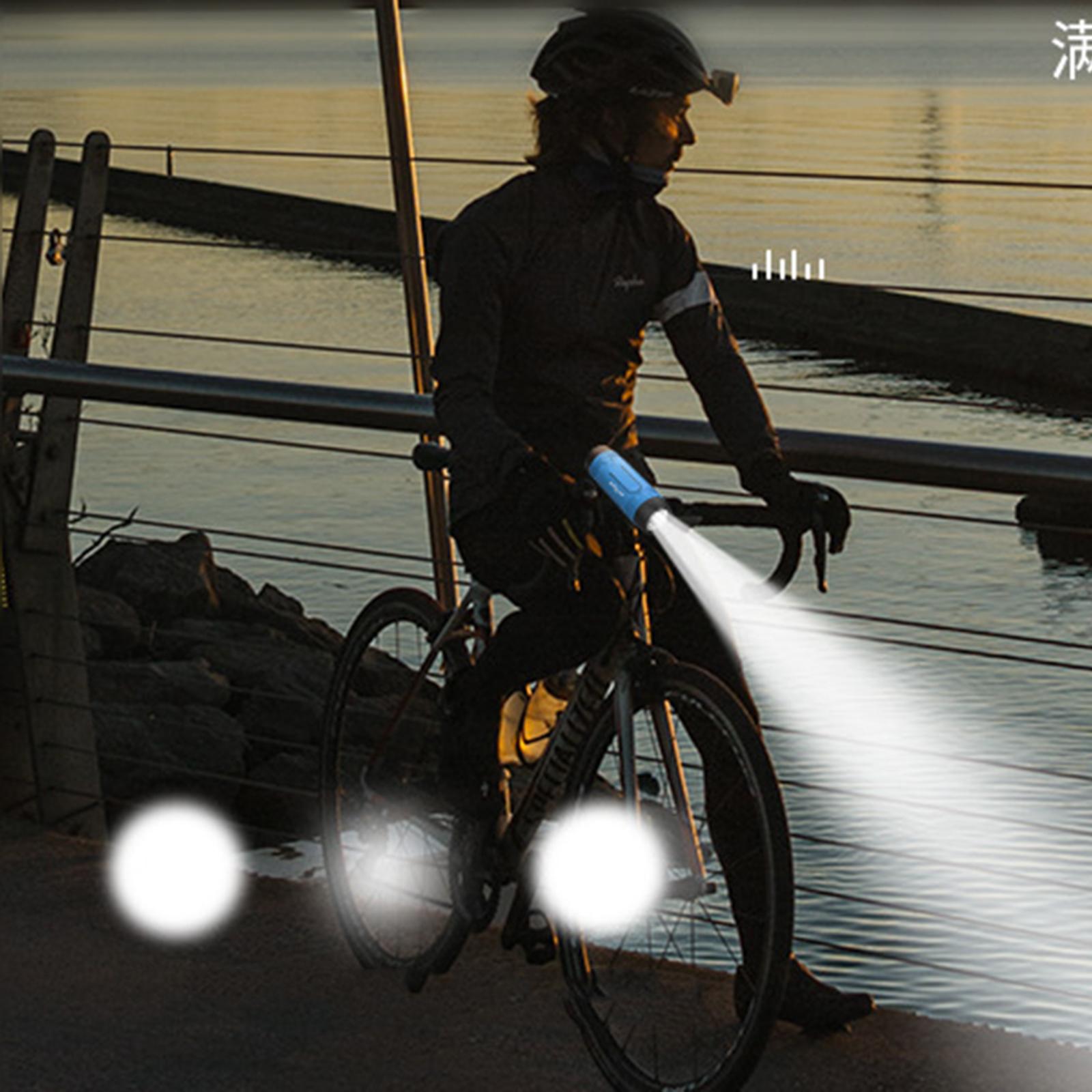 Outdoor Portable Flashlight Bicycle Bluetooth Speaker TF Card Play, Extend Playtime