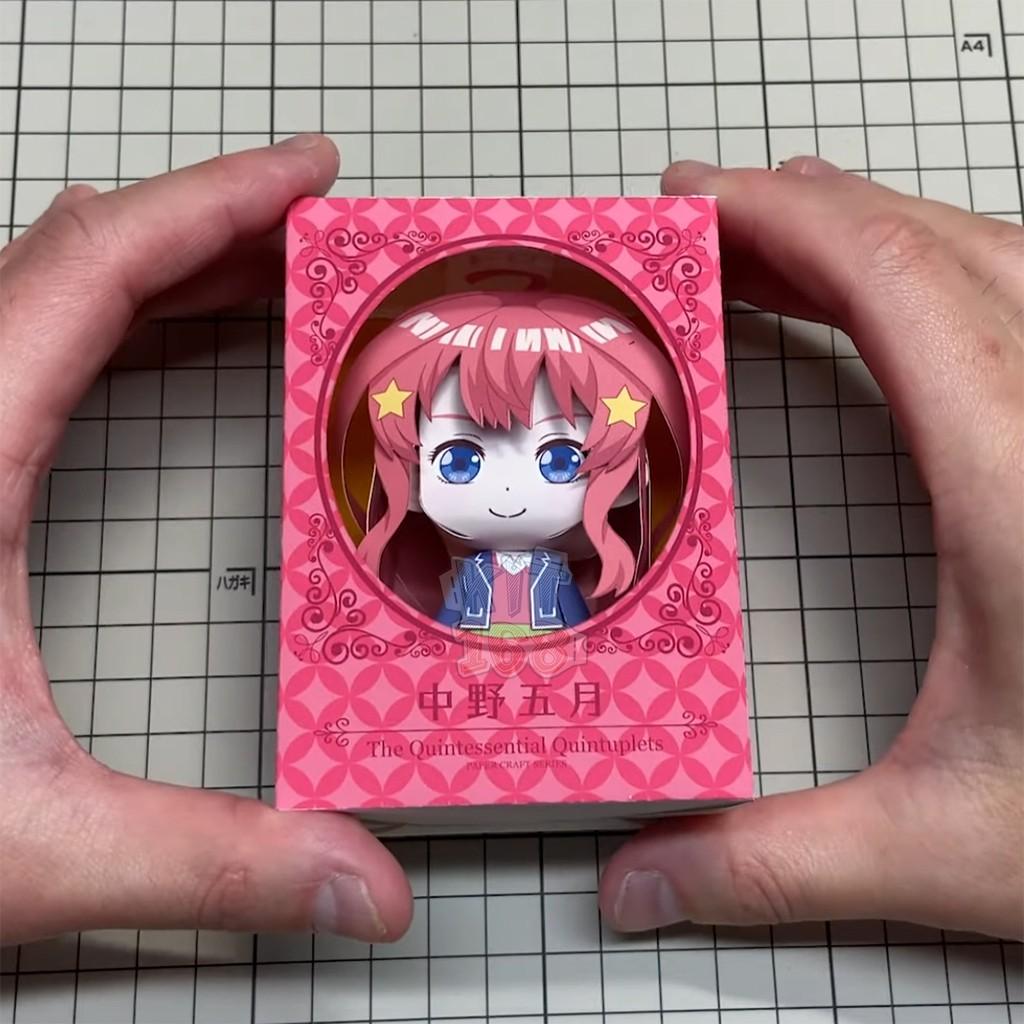 Mô hình giấy Anime Chibi Itsuki Nakano - Nhà có 5 nàng dâu (5 Toubun no Hanayome) + kit hộp trang trí