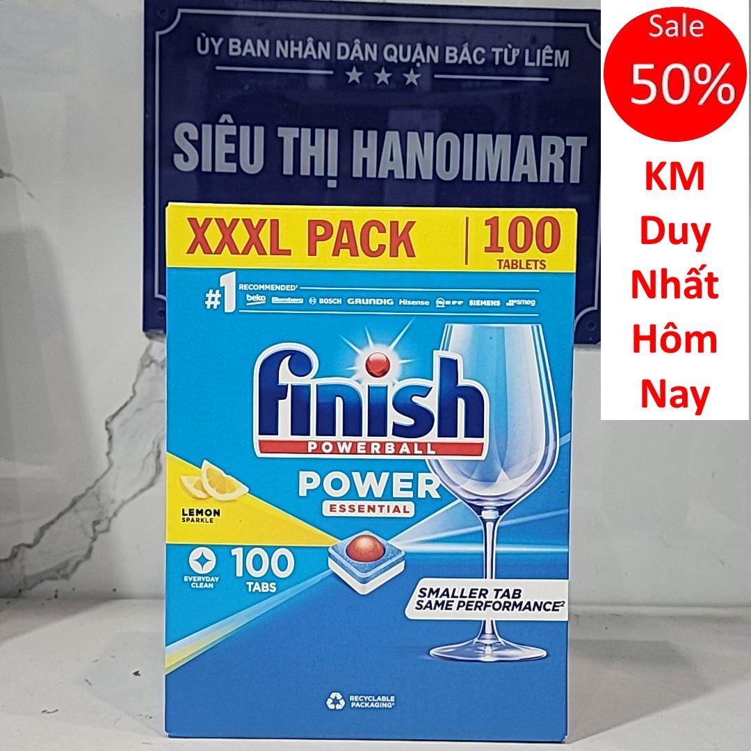 Viên rửa chén bát Finish 100 viên clasic ( 16g/ viên ) loại viên lớn