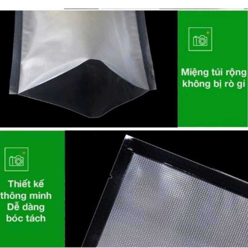 Combo 10 túi hút chân không mặt nhám chuyên dụng 17*25cm