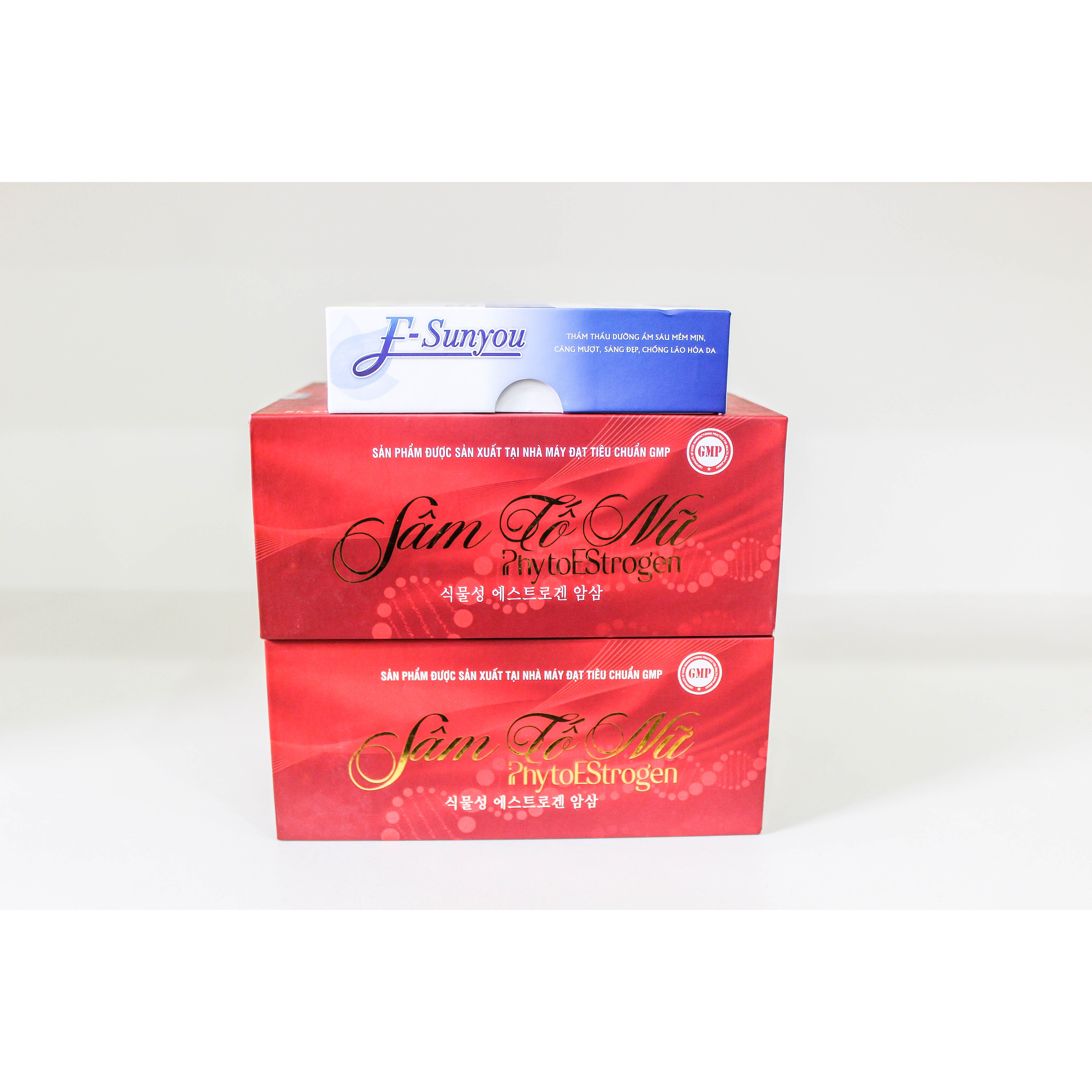 COMBO 2 HỘP VIÊN UỐNG LÀM ĐẸP DA SÂM TỐ NỮ PHYTO ESTROGEN TẶNG KÈM 1 HỘP COLLAGEN TƯƠI
