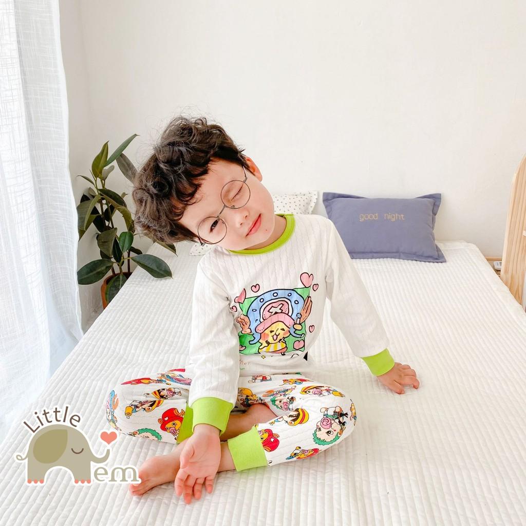 Bộ đồ bé trai/ bé gái Cotton xuất Nhật dài tay _ One piece