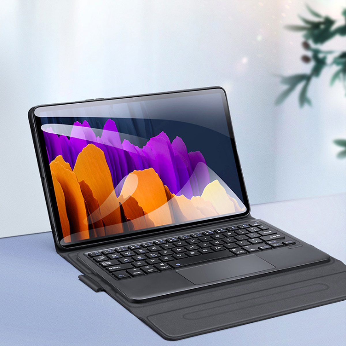 Bao da dành cho Samsung Galaxy Tab A8 2022 kèm bàn phím bluetooth có TouchPad hiệu Dux Ducis - Hàng chính hãng