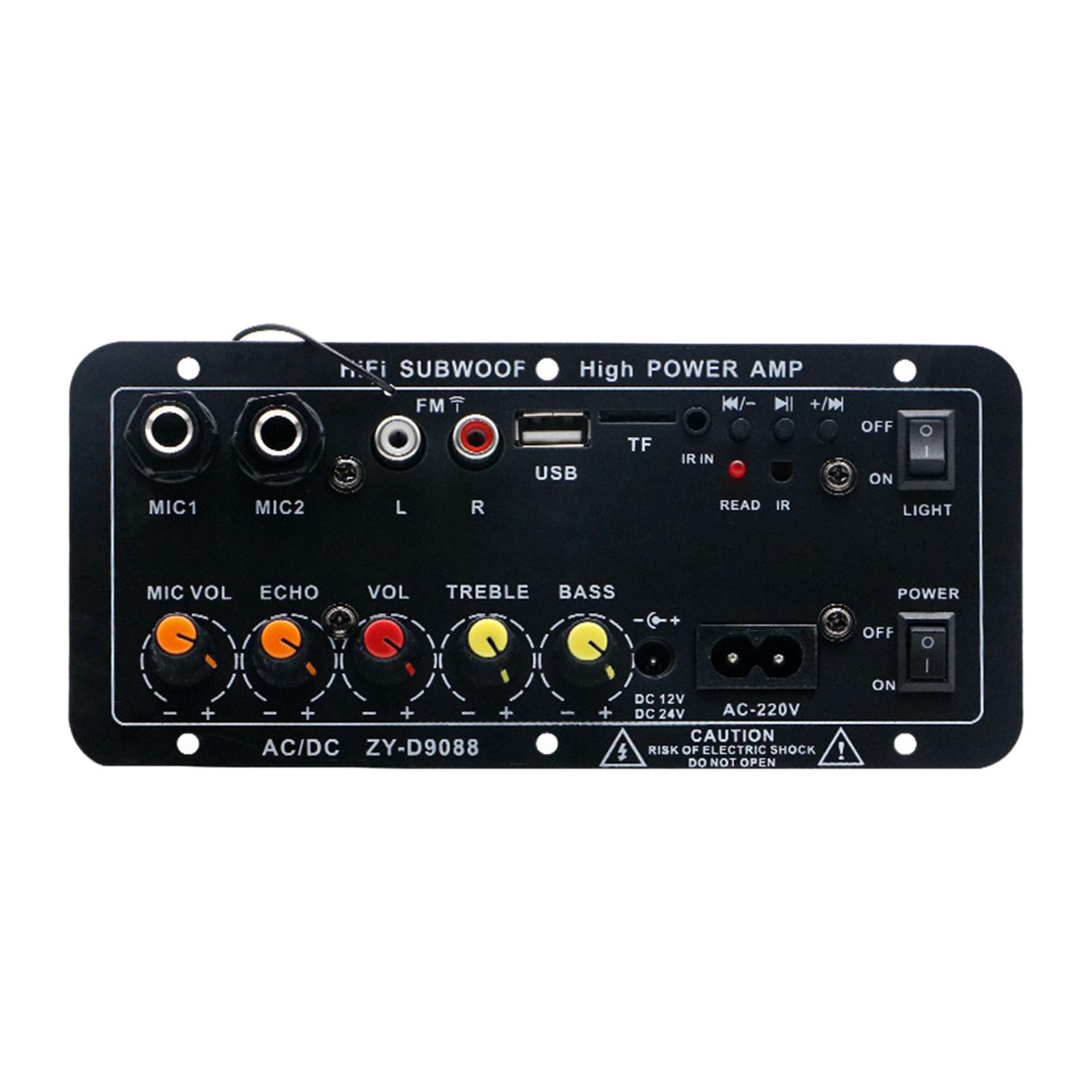 Amplifier Board Mini HiFi Subwoofer Amplifier for Home Audio Car Speakers US
