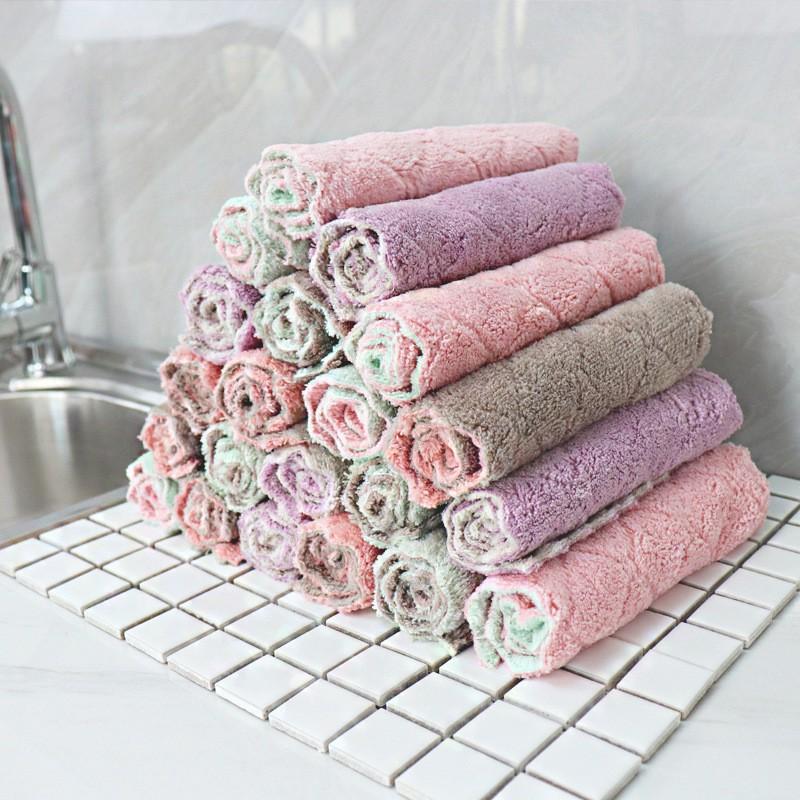 Set 5 khăn lau bếp siêu thấm tiện lợi