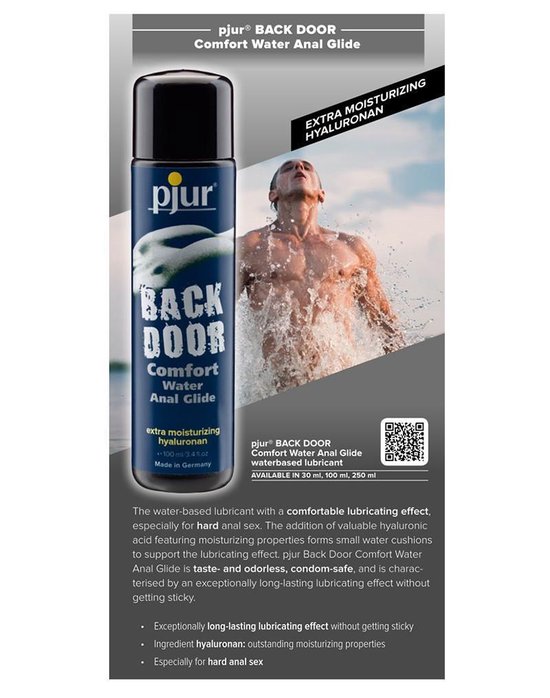 Gel bôi trơn cho quan hệ đường hậu Pjur Backdoor Moisturising Anal Glide 100ml cấp ẩm tốt làm dịu da an toàn