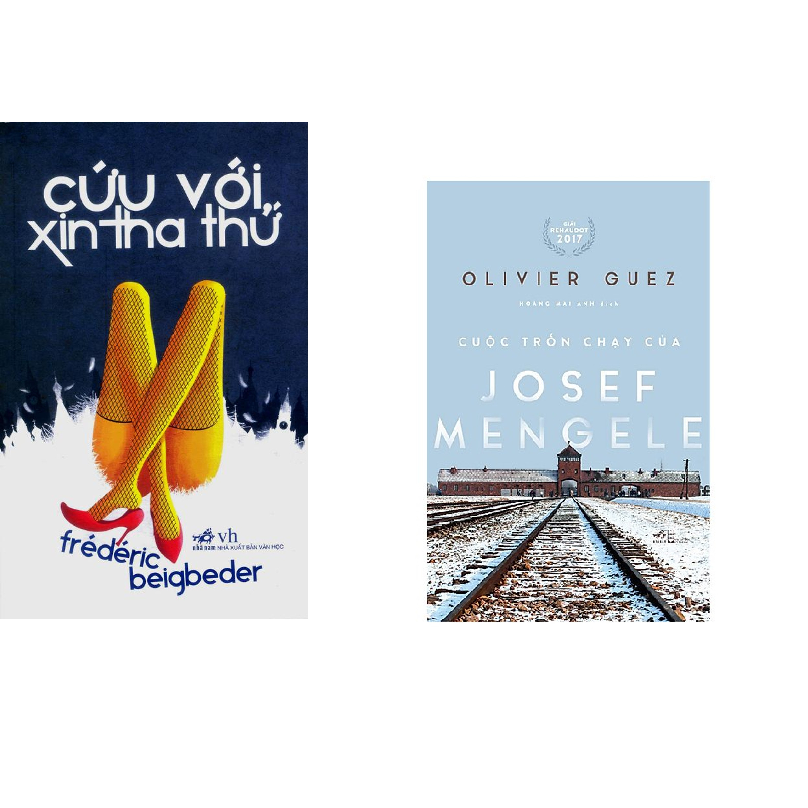 Combo 2 cuốn sách: Cuộc trốn chạy của Josef Mengele + Cứu với, xin tha thứ
