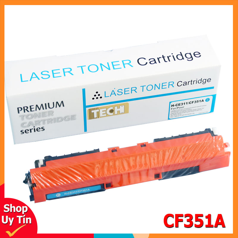 Hộp mực màu xanh CE311A/CF351A - Dùng cho máy in Laser Màu HP CP1025/ M176/M177-