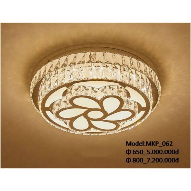 MKPL 057-063, Đèn mâm áp trần phale chuẩn K9 trang trí phòng khách, đèn trang trí trần tối tân DT HQ