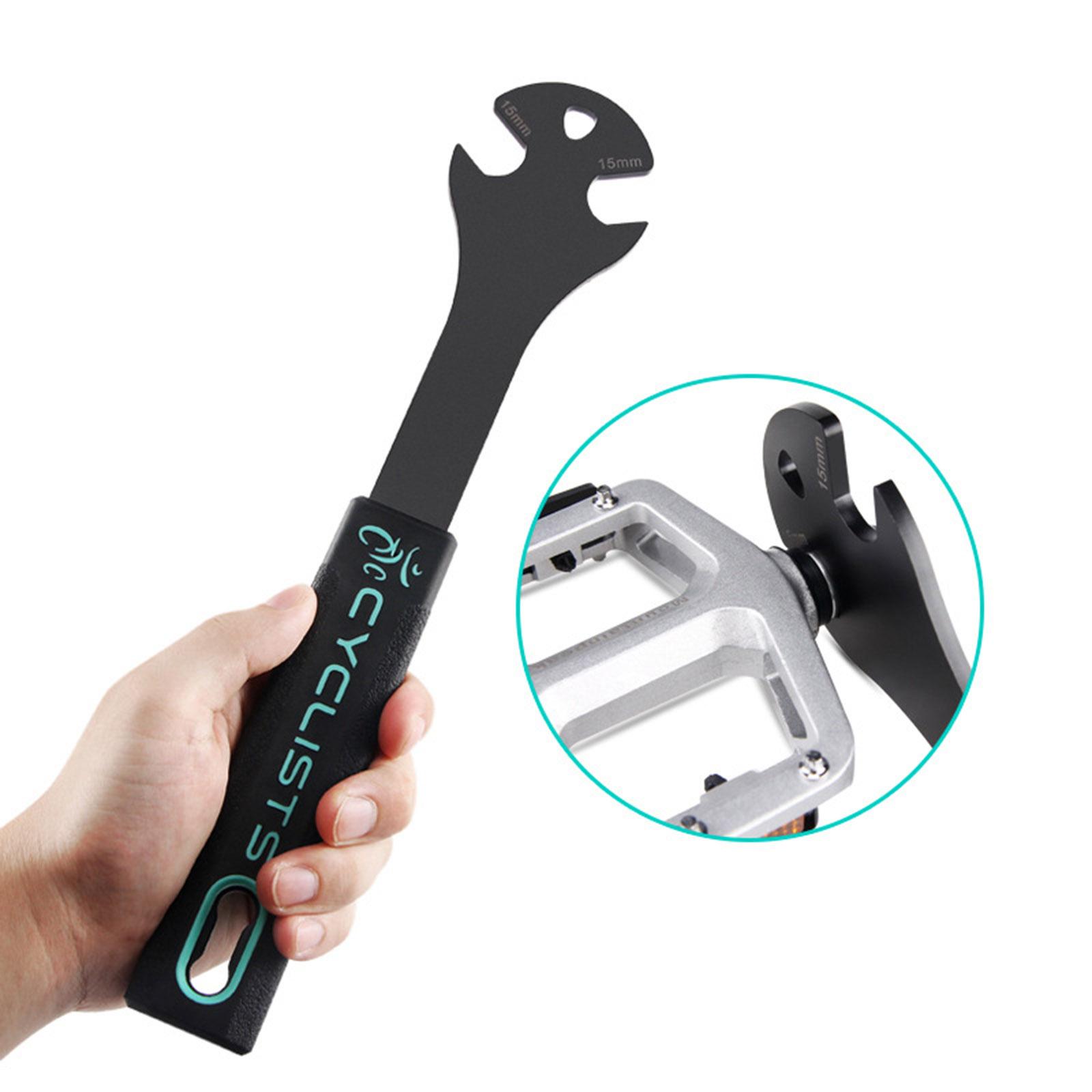 Bike Pedal Wrench 15mm Bicycle Pedals Spanner Removal Mechanic Repair Tool