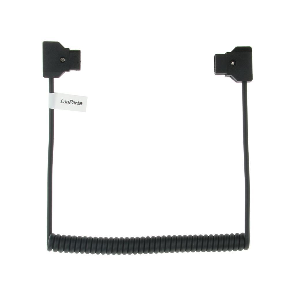 Stretch Spring Cable for DSLR Rig/Anton  Battery  2Pin Male