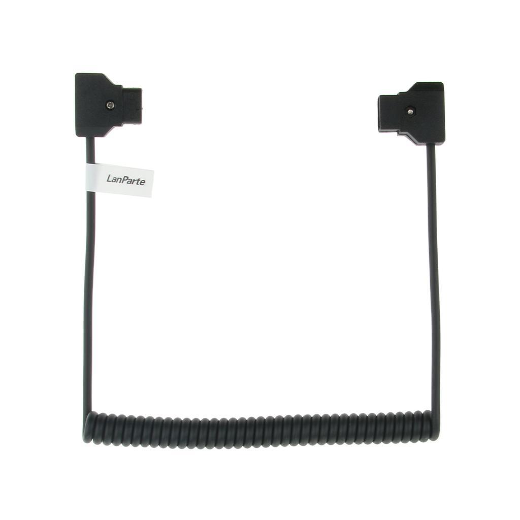 D-Tap Stretch Spring Cable for DSLR Rig/Anton Bauer Battery D-tap 2Pin Male