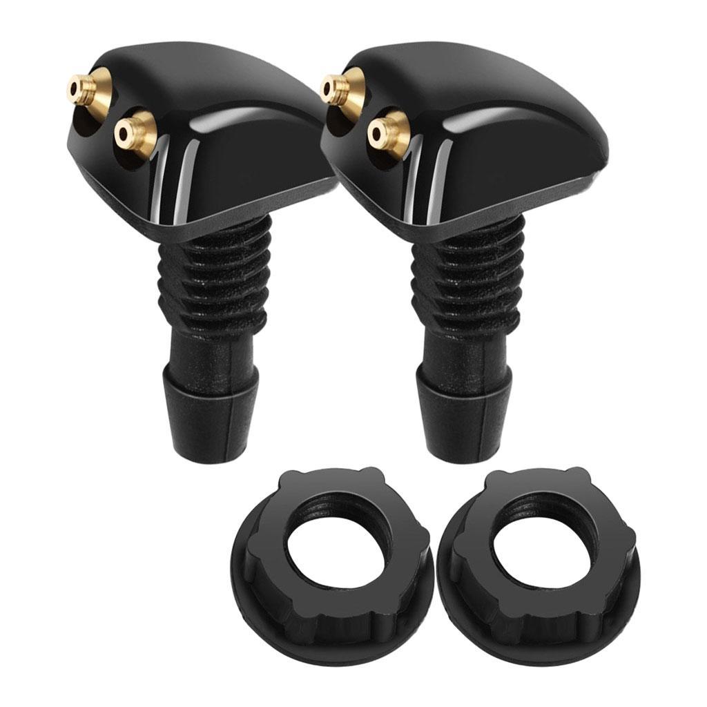 Universal Front Windshield Washer Nozzles Wiper Spray Kit