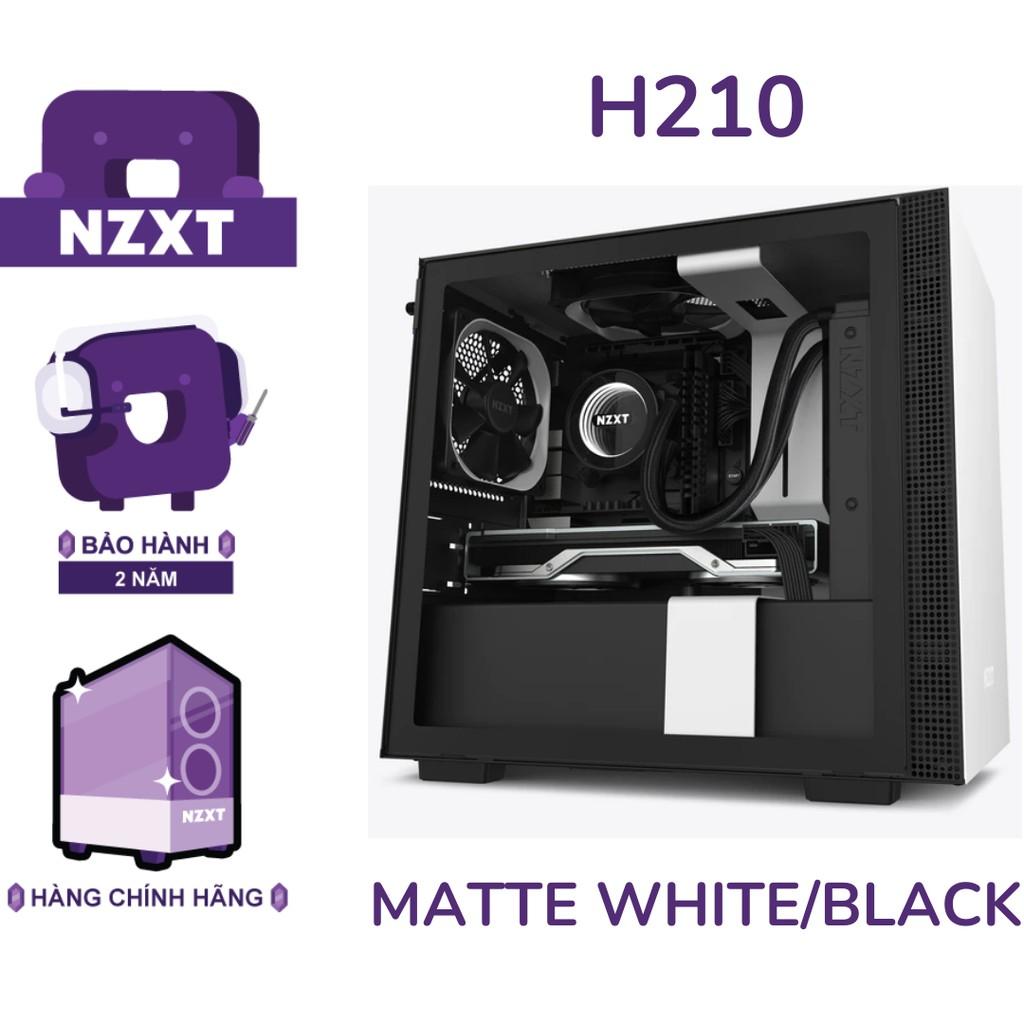 Vỏ Case Máy Tính NZXT H210 Màu Trắng Đen- Hàng Chính Hãng