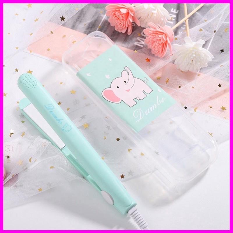Máy duỗi tóc mini nhỏ gọn tiện lợi thích hợp ủi tóc, là tóc, uốn cụp, uốn xoăn