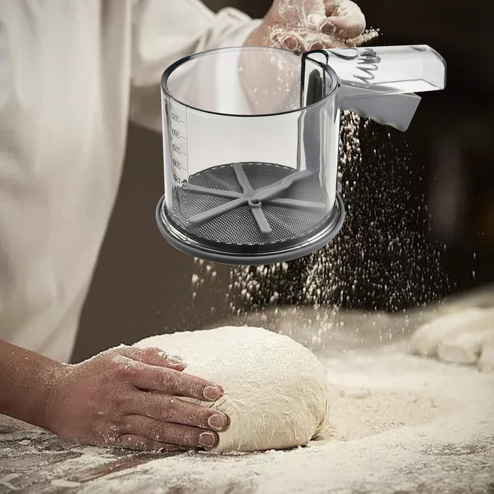 Flour Sifter Sieve Multipurpose Baking Sieve Strainer for Baking Flour Cakes
