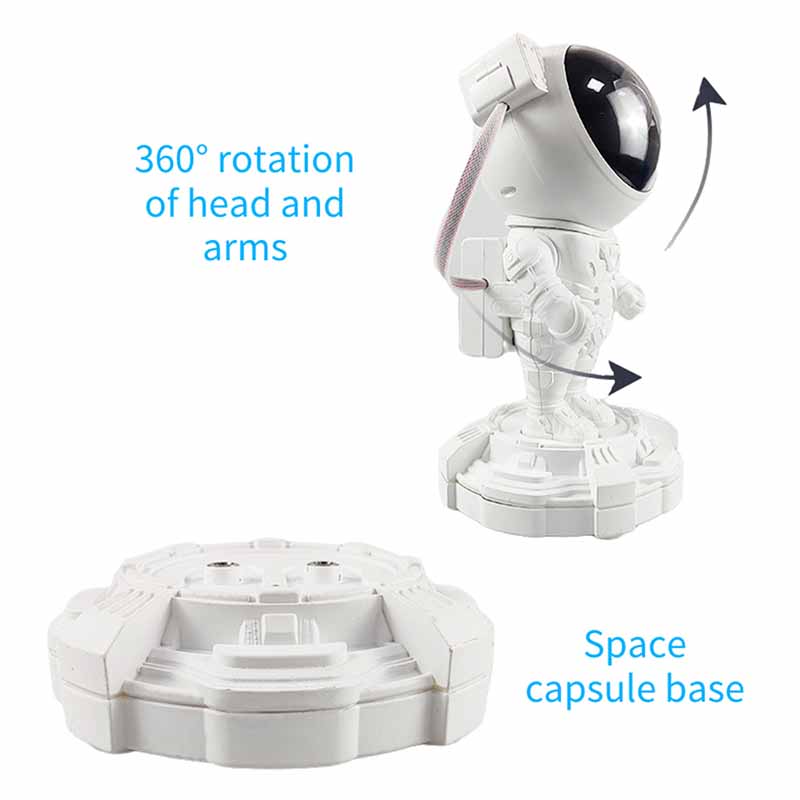 Đèn phi hành gia Loa bluetooth đèn chiếu sao thiên hà - Để bàn trang trí nghe nhạc giải trí