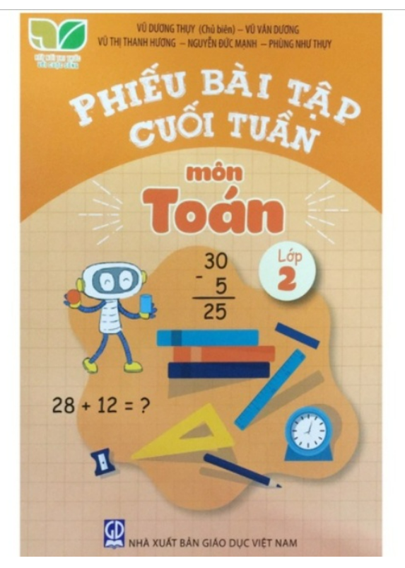 Sách - Phiếu Bài Tập Cuối Tuần Môn Toán Lớp 2