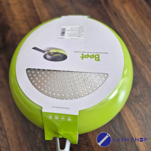 Chảo Beet Chống Dính LocknLock Bằng Nhôm LED4303 - Có Thể Sử Dụng Bếp Từ, Bếp Gas, Bếp Hồng Ngoại - 30cm - Màu Xanh Lá -Hàng chính Hãng