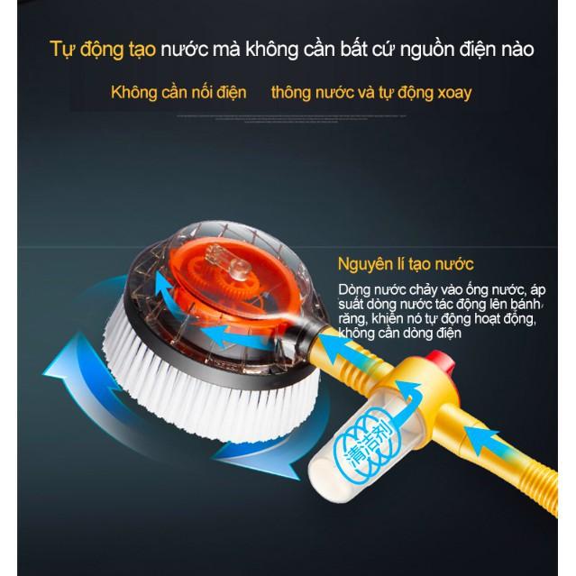 Khuyến mãi - Cây vệ sinh rửa xe tự động tạo dung dịch tẩy rửa, xoay tròn