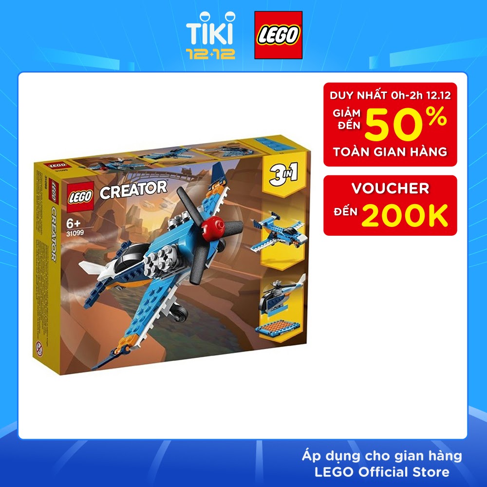 Lego Creator Máy Bay Cánh Quạt 31099