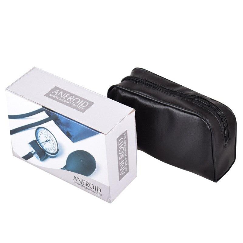 Manual medical blood pressure monitor arm type blood pressure device aneroid sphygmomanometer +storage bag