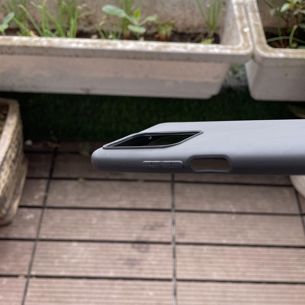 Ốp lưng silicon dẻo màu đen chống bám vân tay dành cho Xiaomi Mi 11T/ Mi 11T Pro