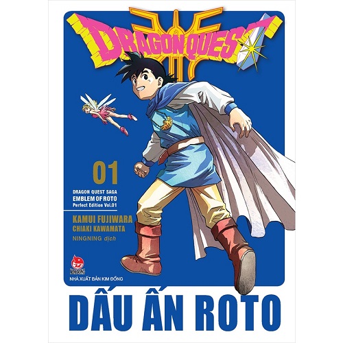 Truyện - Dragon Quest - Dấu Ấn Roto - Perfect Edition - Trọn Bộ 15 Tập Tăng kèm 3 card 3 màu - Kamui Fujiwara &amp; Chiaki Kawamata - NXB Kim Đồng
