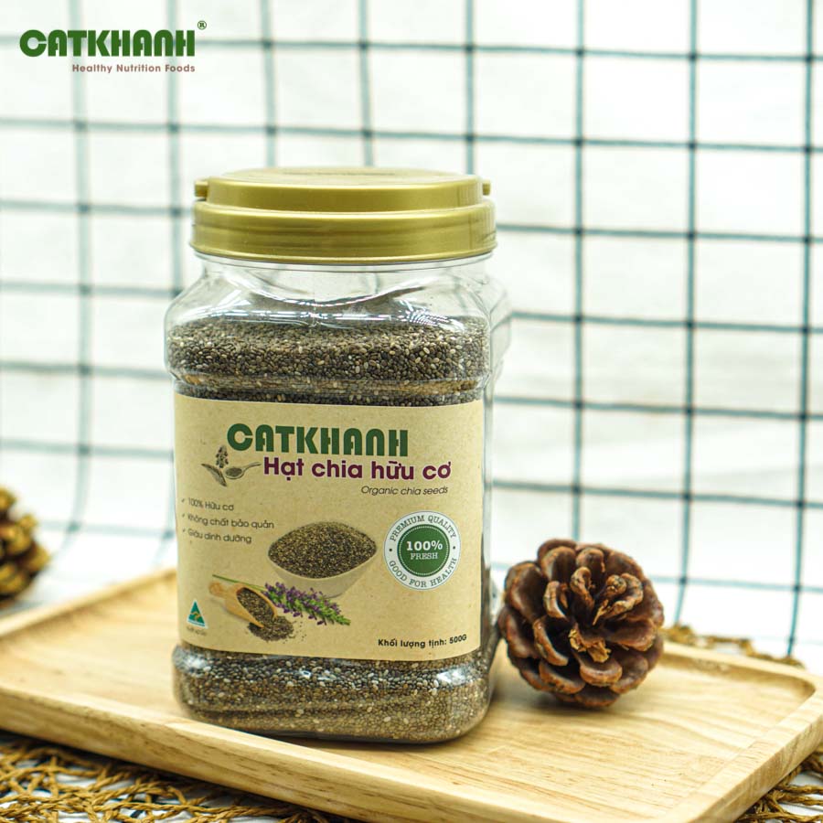 Hạt chia Organic Cát Khánh 500gr - nhập khẩu Úc