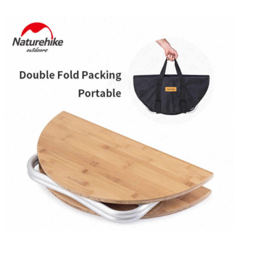 Bàn gấp dã ngoại tre dành cho NatureHike NH19JJ003