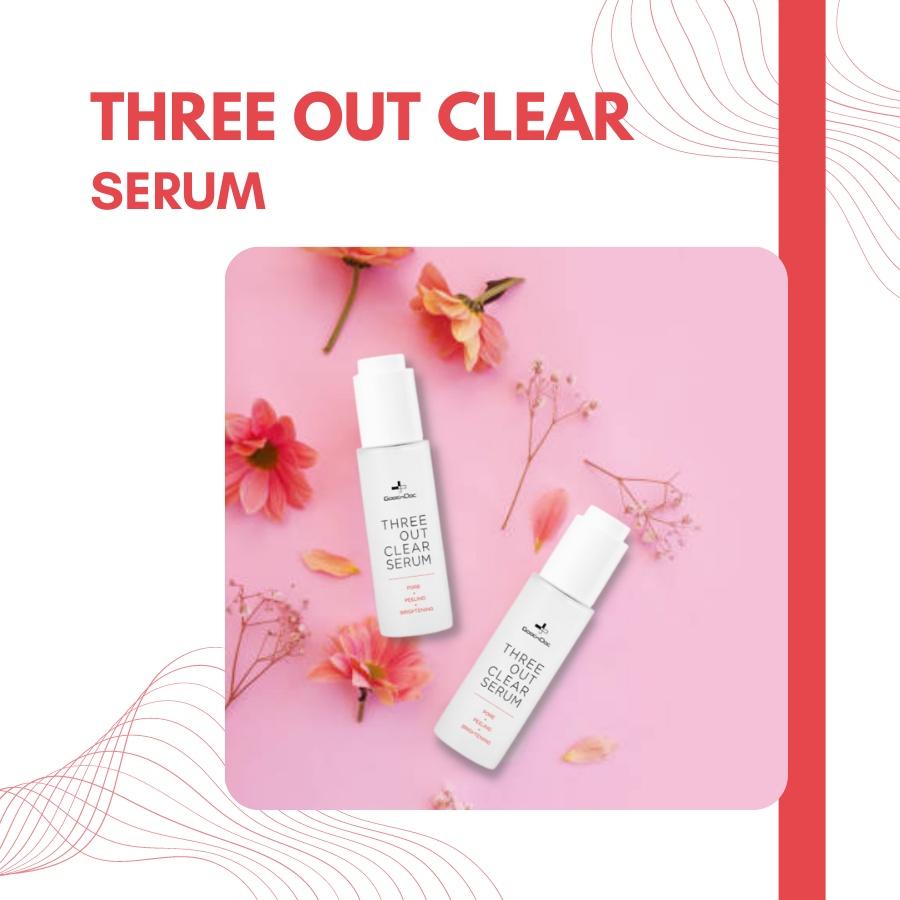 Serum Dưỡng Da Trắng Sáng Three Out Clear Serum GoodnDoc 50ml