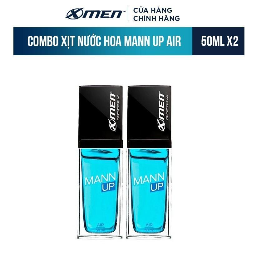 Combo 2 Xịt nước hoa hằng ngày X-Men Everyday Perfume Mann Up Air 50ml/chai