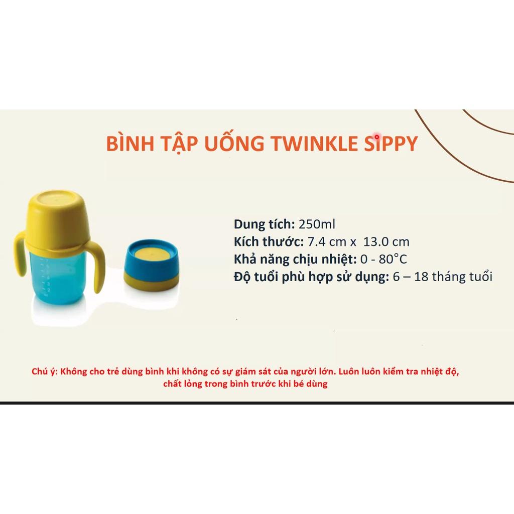 Bình Tập Uống Cho Bé Tupperware Twinkle Sippy