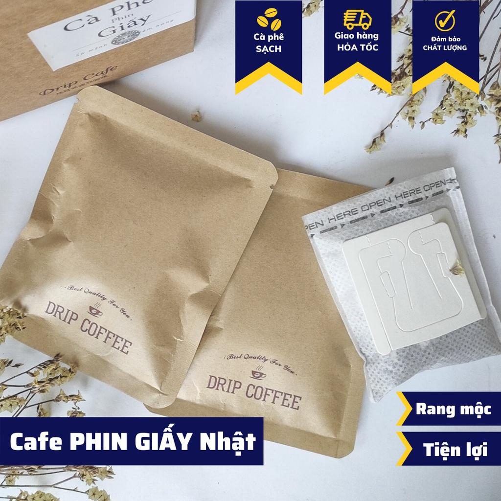 Cà phê pha phin Giấy set 5 Nhật bản cafe rang xay nguyên chất Arabica cà phê nguyên chất du lịch tiện lợi