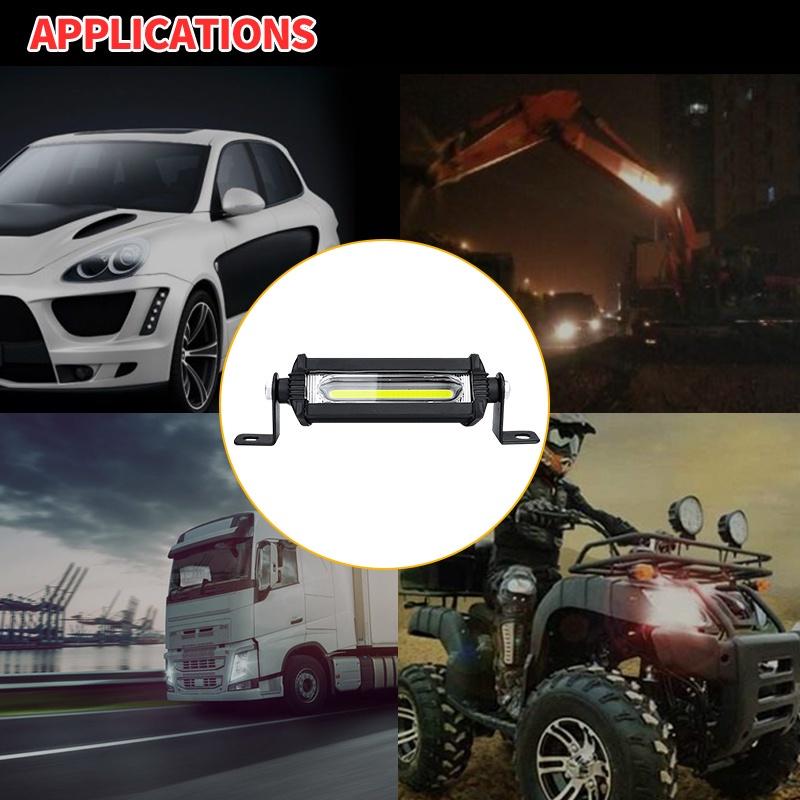 Đèn pha sương mù LED COB 12v 4 inch chiếu sáng an toàn khi lái xe dành cho xe tải/ xe máy/ xe tay ga/ xe địa hình