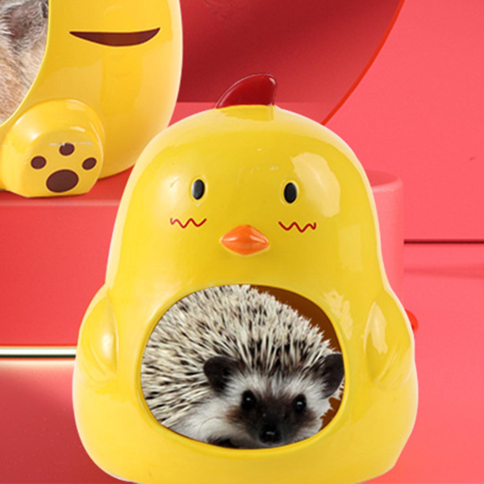 Ceramic Hamster House Hut Cave Cage Summer Cool Small Animals Mini Bed