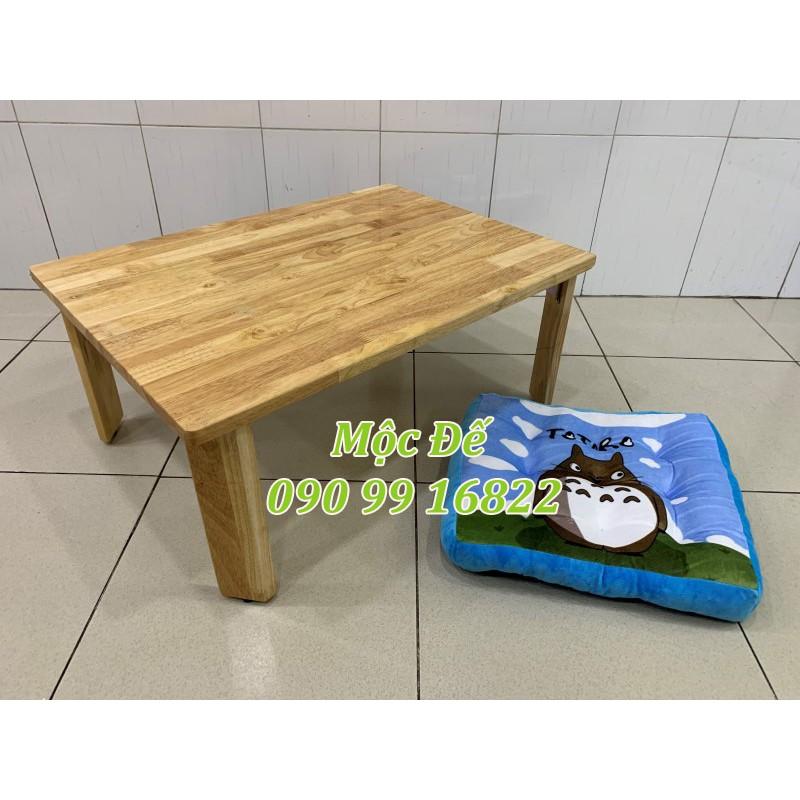 Bàn Làm Việc Ngồi Bệt 70x50cm Gỗ Cao Su Chống Thấm Nước - MỘC ĐẾ