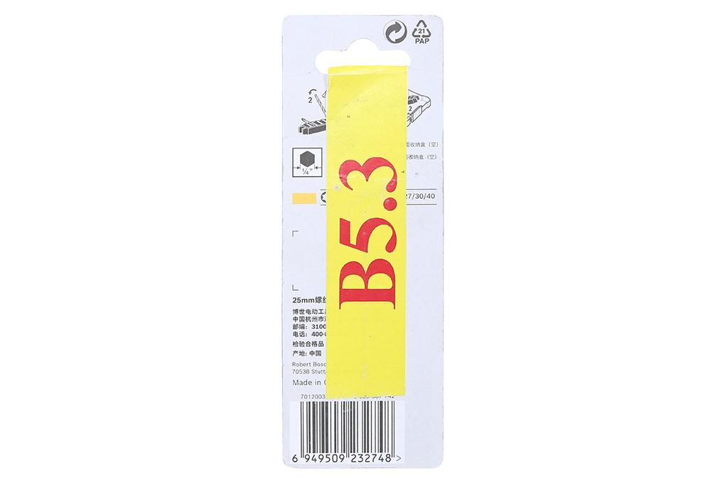 BỘ VẶN VÍT EXTRA HARD 25MM ĐẦU TORX BOSCH 2608522415 - HÀNG CHÍNH HÃNG