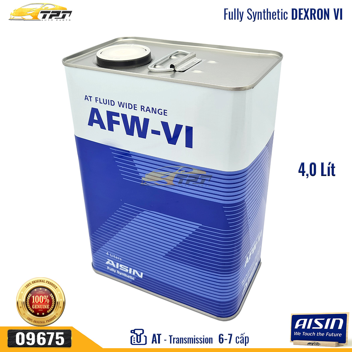 AFW VI Nhớt Hộp Số Tự Động 6 - 7 cấp DEXRON VI (1 Lít) AISIN - Japan