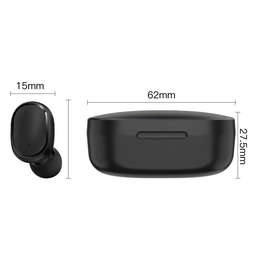 Tai nghe nhét tai A6S bluetooth 5.0 không dây tws thể thao - kèm mic 280mAh, hộp sạc tự động