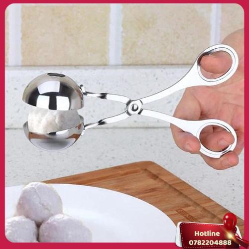 Dụng Cụ Kẹp Thịt Viên, Chả Viên Inox - Miễn Phí Vận Chuyển
