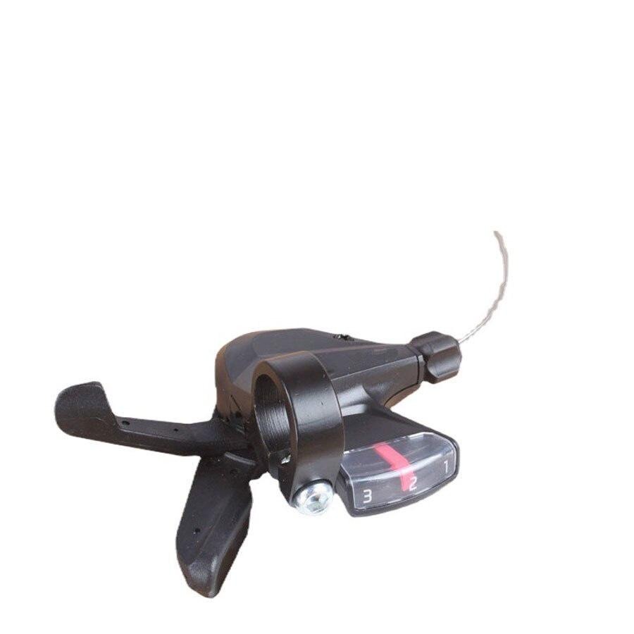 2pcs 3 / 8 Speed Switch MTB Bicycle Shifter Levers Brake With Shift Cable Bike Cycling Disc Handle Bicycle Accessories Hot