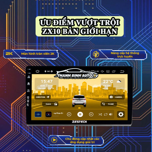 Màn hình Android Zestech ZX10 Bản giới hạn