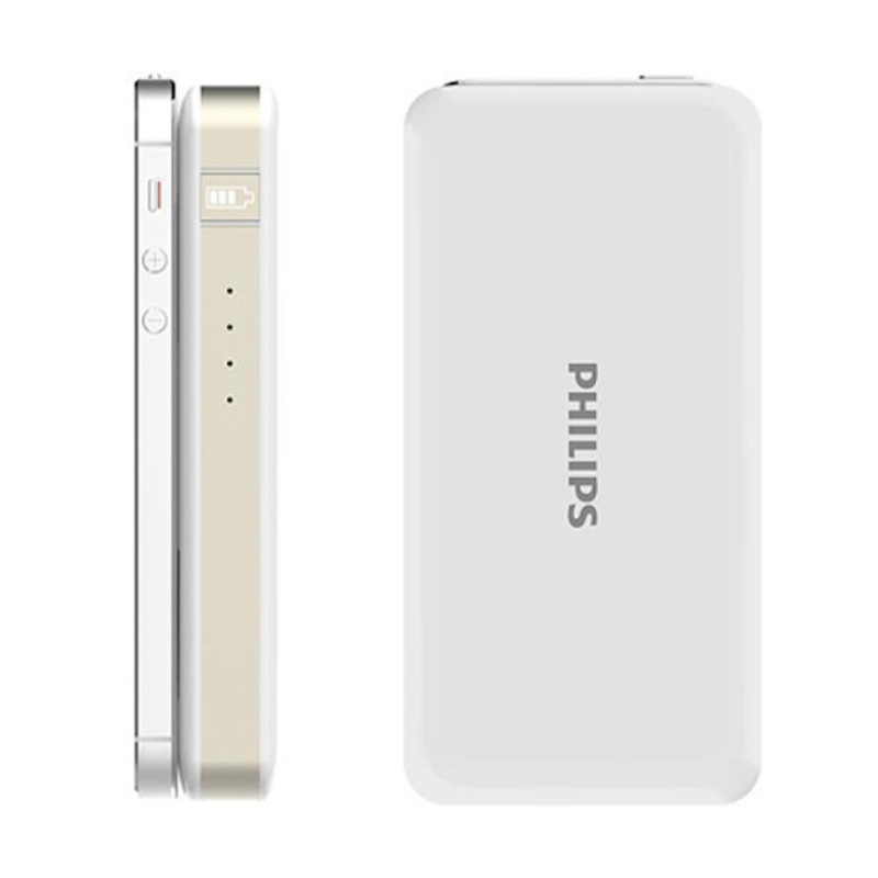 Pin Sạc Dự Phòng Philips DLP6080WT 8000mAh - Hàng Chính Hãng