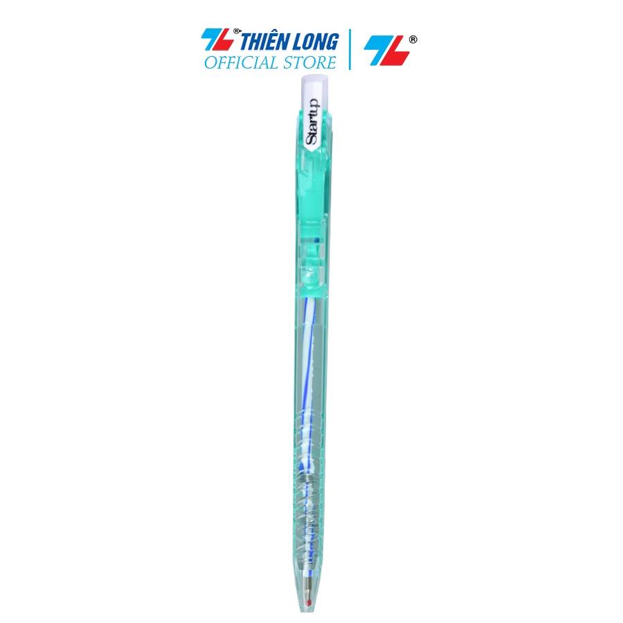 Combo 20 cây Bút bi Mực Xanh Thiên Long Flexoffice FO-039 PLUS/VN 4MC - Màu thân ngẫu nhiên