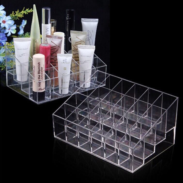 KHAY ĐỰNG SON MÔI MICA 24 Ô TRONG SUỐT BỀN ĐẸP