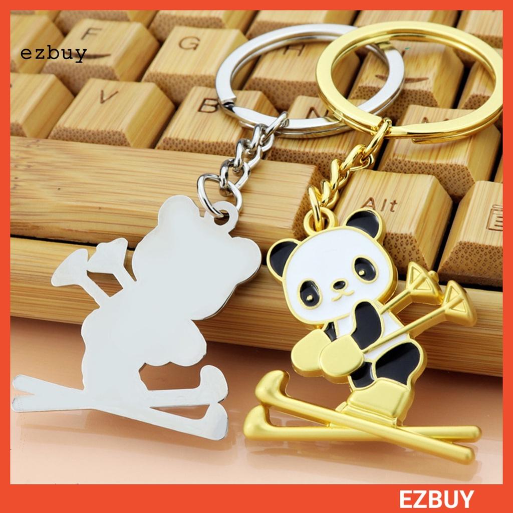 Crafts Keyfob Pendant Mini Animal Figurine Key Ring Fall Resistant Event Gift