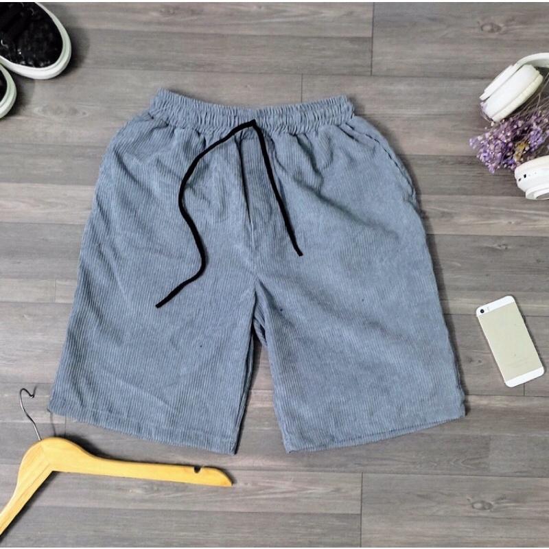 Quần nhung lửng chất nhung ngoại có túi sau 2 size Lvà XL cho các bạn nam nữ