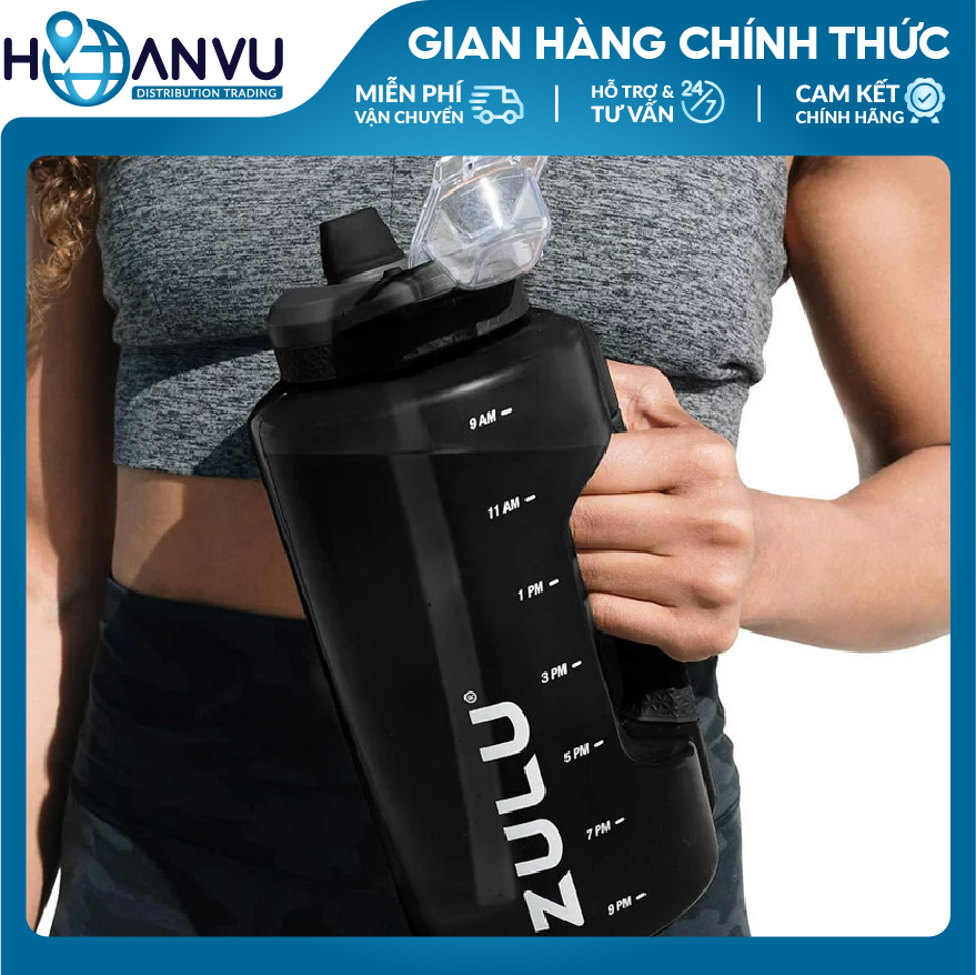 Bình Nước Thể Thao Nhựa Zulu Goals Half Gallon Plastic Jug, 4 màu