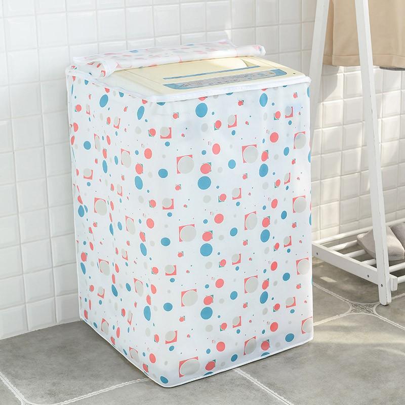 Aó trùm máy giặt vải trong suốt CỬA TRÊN kích thước 60x56x83